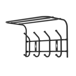 НИКА Вешалка настенная ВП4М/Ч матовый черный