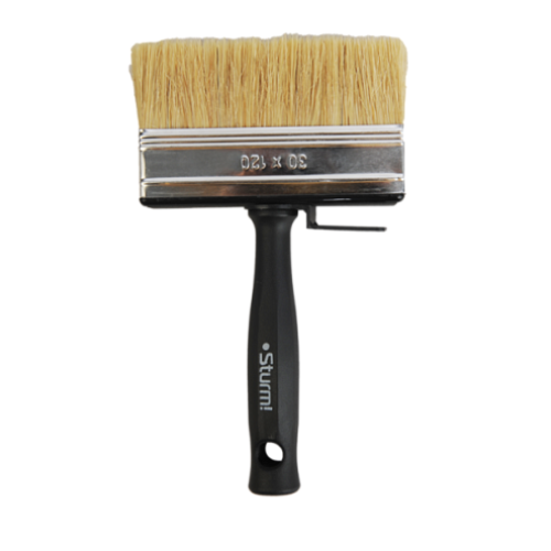 Кисть-макловица "МИНИ", пластмассовый корпус, натуральная щетина, 30х120мм, Sturm! PROMO 9040-24-12SP