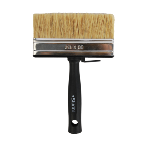 Кисть-макловица "МИНИ", пластмас. корпус, натур. щетина, 50х150мм, Sturm! PROMO 9040-24-15SP