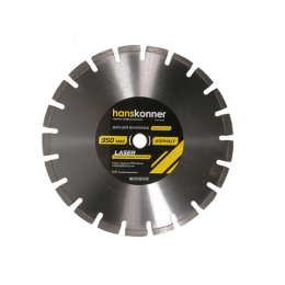 Hanskonner Алмазный диск 350x25,4 LASER ASPHALT, для бензорезов, H9021-350-25SA