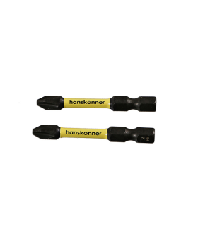 Hanskonner Биты PH2x50мм, impactpower, торсионные, 2шт, HPH2-50-2T Hanskonner Биты PH2x50мм, impactpower, торсионные, 2шт, HPH2-50-2T