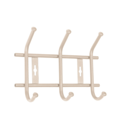 НИКА Вешалка настенная ВНТ3М/БЖ бежевый металлик