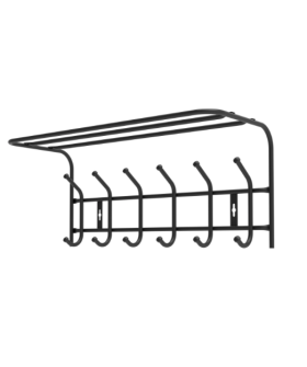 НИКА Вешалка настенная ВП6М/Ч матовый черный НИКА Вешалка настенная ВП6М/Ч матовый черный