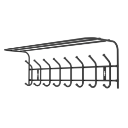 НИКА Вешалка настенная ВП8М/Ч матовый черный