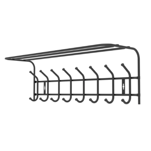 Вешалка настенная ВП8М/Ч матовый черный