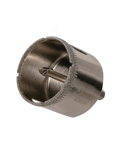 Sturm Коронка алмазн. по керам. плитке и стеклу 40 х 55 мм, с центрир. сверл. 1055-09-4055 Sturm Коронка алмазн. по керам. плитке и стеклу 40 х 55 мм, с центрир. сверл. 1055-09-4055