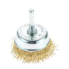 Корщетка-насадка для дрели чашеобразная мягк.50мм,хвост 6мм,латун.волн.проволок. Sturm! 5240901