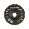 Круг зачист лепестк ЦИРКОНИЕВЫЙ, коничес 125х22, зерно 120, Hanskonner H9010-01-125x22-120ZTC