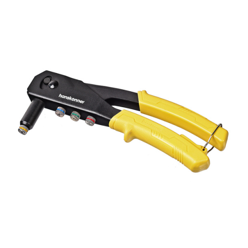 Заклепочник 255мм, заклепки 2,4/3,2/4,0/4,8мм, Hanskonner HK1070-01-255