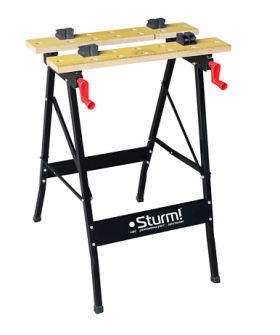 Sturm Верстак тиски, размер стола 605х240мм 1075-03-88x13 Sturm Верстак тиски, размер стола 605х240мм 1075-03-88x13