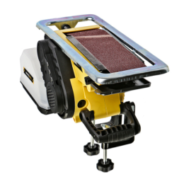 Hanskonner Ленточная шлифмашина 1200Вт, 76х533мм, 4м кабель, УЗКИЙ РОЛИК, СТРУБЦИНЫ HBS8512