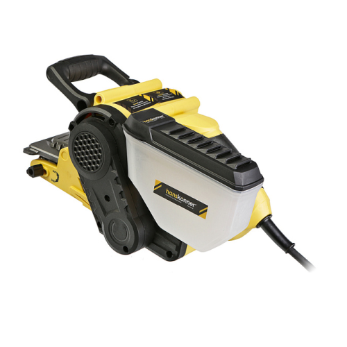 Ленточная шлифмашина Hanskonner, 1200Вт, 76х533мм, 4м кабель, УЗКИЙ РОЛИК, СТРУБЦИНЫ HBS8512