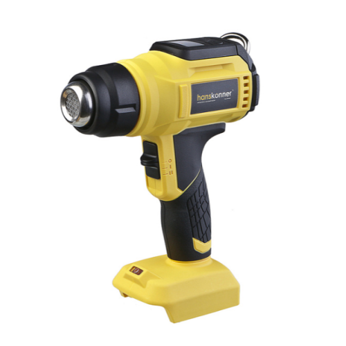 Фен аккумуляторный 18В Hanskonner,30-500град, дисплей, без АКБ и ЗУ HHG1850PRO