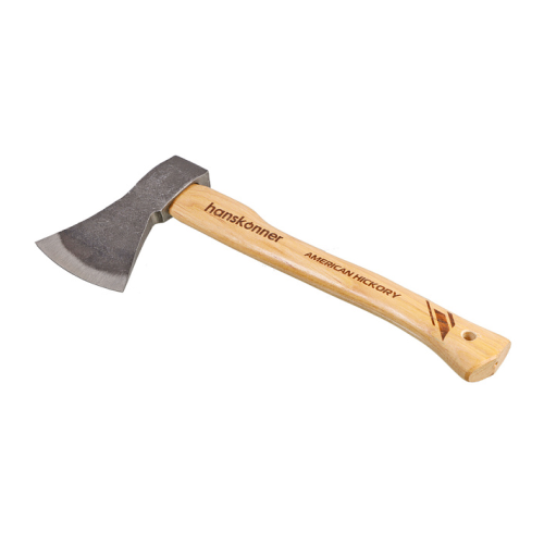 Топор деревянный 800г, длина рукоятки 380мм, рукоятка гикори, hanskonner HK1015-02-WD0800