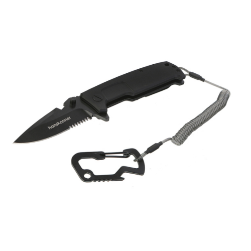 Нож складной, лезвие 85мм, сталь D2, рукоятка G10, hanskonner HK1076-10-3