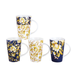КОРАЛЛ Кружка 400мл микс Golden bloom 5372