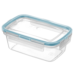 DELTA Контейнер для продуктов герметичный прямоугольный 0,35 л с защелками (бесцветный) 221103518/02