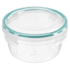 Контейнер для продуктов герметичный круглый 0,5 л с замками (бесцветный) 221161318/02