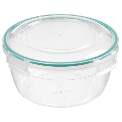 Контейнер для продуктов герметичный круглый 2,3 л с замками (бесцветный) 221161618/02