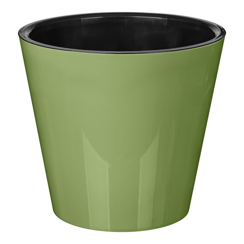 Горшок для цветов "Rosemary" 230 мм, 5 л, с дренажной вставкой (зеленый) 221605918/01