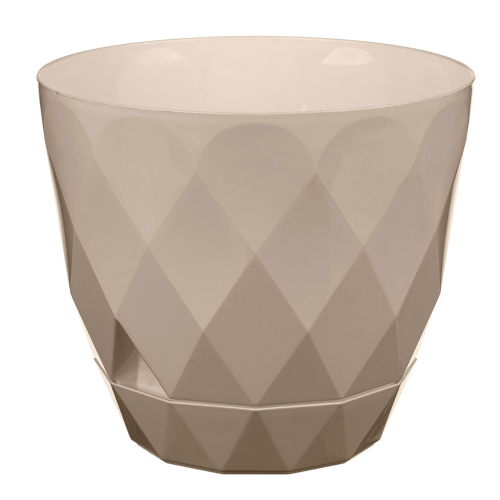 Горшок для цветов "Laurel" 145 мм, 1,3 л с поддоном (бежевый) 221610827/01