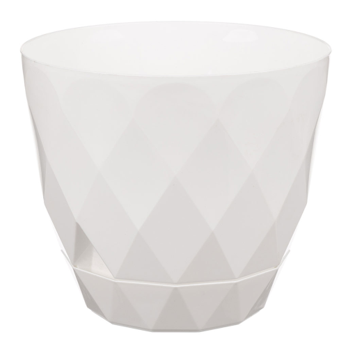 Горшок для цветов "Laurel" 145 мм, 1,3 л с поддоном (белый) 221610829/01