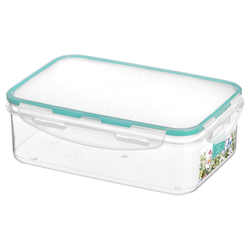 Контейнер для продуктов "Modena" прямоугольный 1,5 л с защелками 223111318/02 бесцветный