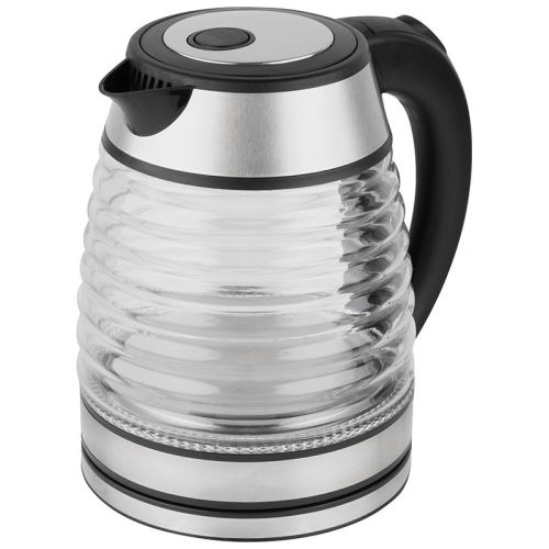 Чайник Homestar HS-1046 (1,5 л.) стекло, пластик черный 108854-SK