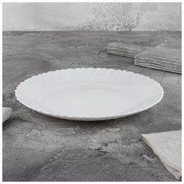 Mallony Тарелка десертная Dolche Vita, диа 18 см из опалового стекла 107074-SK