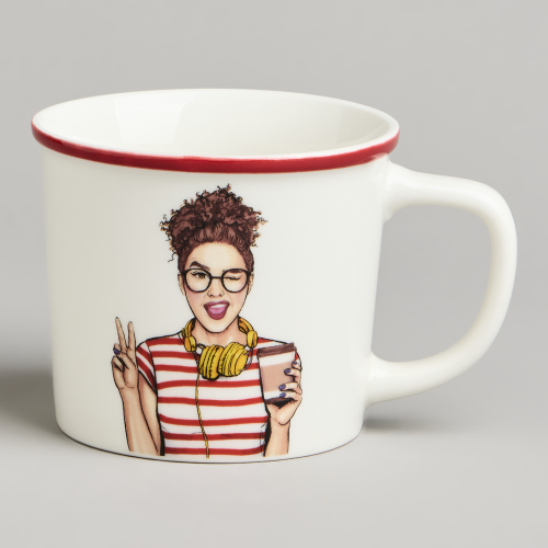 Кружка Lefard Эта Девочка Может Всё 370мл 260-1040