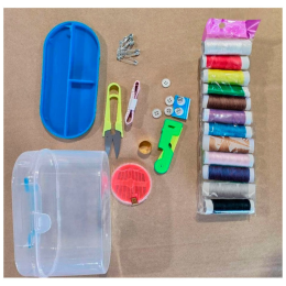 Mallony Швейный набор в боксе, 57 предметов 109216-SK