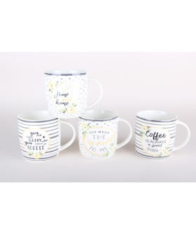 КОРАЛЛ Кружка 340 мл микс 4406