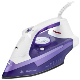 BRAYER Паровой утюг BR4004, 2400 Вт, 280 мл, 140 г/мин, керам.подошва