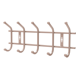 НИКА Вешалка настенная ВНТ5М/БЖ бежевый металлик