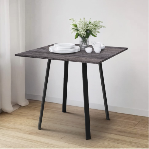 Стол кухонный обеденный СКО1/ЯЧ ясень черный/матовый черный