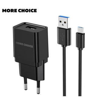 СЗУ 1USB 1.0A More choice NC33 (Black) СЗУ 1USB 1.0A More choice NC33 (Black)