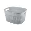 Корзина для хранения OSLO 18 л PT1353СШ-10 серый шторм