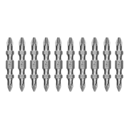 Gross Бита двухстор., PZ2-PZ1х45мм, сталь S2, 10шт. 112010