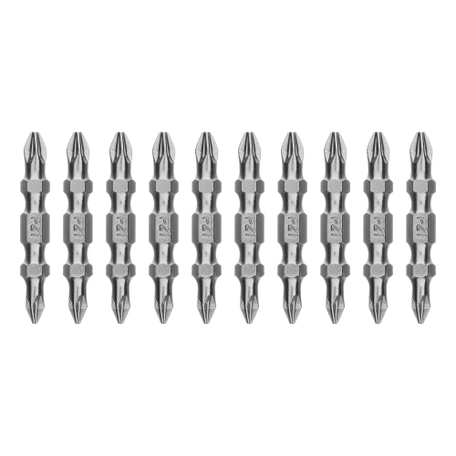 Бита двухстор., PZ2-PZ1х45мм, сталь S2, 10шт. Gross 112010