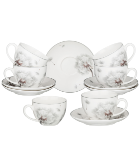 Lefard Чайный набор Dandelion на 6 персон, 12 предметов, 300 мл, 87-276 Lefard Чайный набор Dandelion на 6 персон, 12 предметов, 300 мл, 87-276