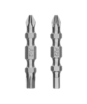 Gross Набор бит двухстор., PH2-T30х45мм, PZ2-H4х45мм, сталь S2, 2 шт. 112117