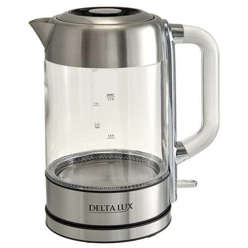 Чайник электрический 2200 Вт, 1,7 л DELTA LUX DE-1026