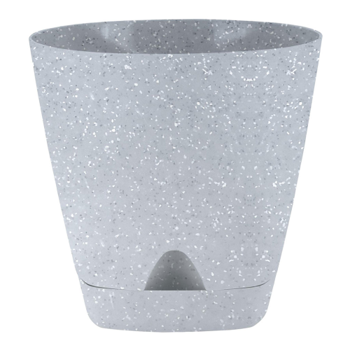 Горшок для цветов InGreen AMSTERDAM 250 мм, 8 л с прикорневым поливом IG630210025 светлый камень