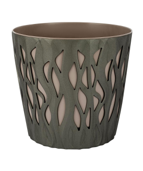 Delta Горшок для цветов InGreen Winds 340 мм, 20 л, с дренажной вставкой 18,7 л IG652110003 антрацит Delta Горшок для цветов InGreen Winds 340 мм, 20 л, с дренажной вставкой 18,7 л IG652110003 антрацит