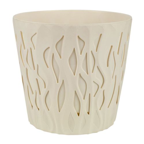 Горшок для цветов InGreen Winds 340 мм, 20 л, с дренажной вставкой 18,7 л IG652110048 белоснежный жасмин