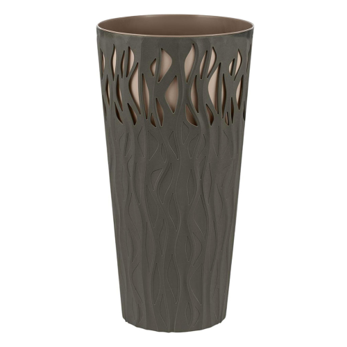 Горшок для цветов InGreen Winds 340 мм, 40 л, с дренажной вставкой 18,7 л IG652210003 антрацит