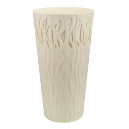 Delta Горшок для цветов InGreen Winds 340 мм, 40 л, с дренажной вставкой 18,7 л IG652210048 белоснежный жасмин