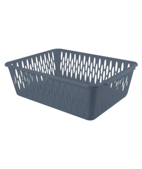 Delta Корзинка для хранения Keeplex Light L 38×27,5×12 см KL201410026 космический серый Delta Корзинка для хранения Keeplex Light L 38×27,5×12 см KL201410026 космический серый