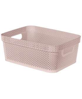 Delta Корзина для хранения Keeplex Ajur с ручками 11 л, 36,5×27×14,1 см KL411410005 бежевый топаз Delta Корзина для хранения Keeplex Ajur с ручками 11 л, 36,5×27×14,1 см KL411410005 бежевый топаз