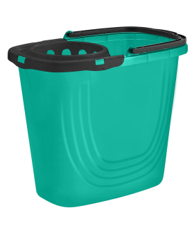 DELTA Ведро прямоугольное Disco с отжимом 10 л SC111811027 аквамарин